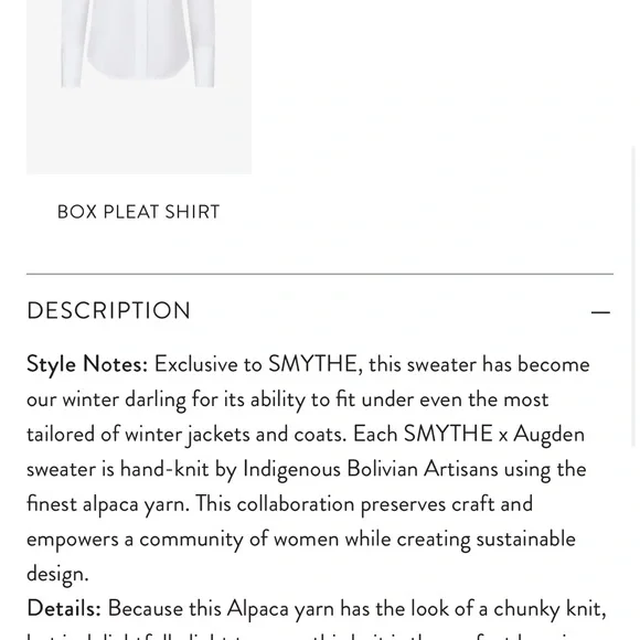 Smythe x Auden Hand knit Women's Black Turtleneck Sweater Vest - Picture 3 of 4